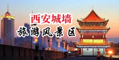 用力操大骚逼视频中国陕西-西安城墙旅游风景区